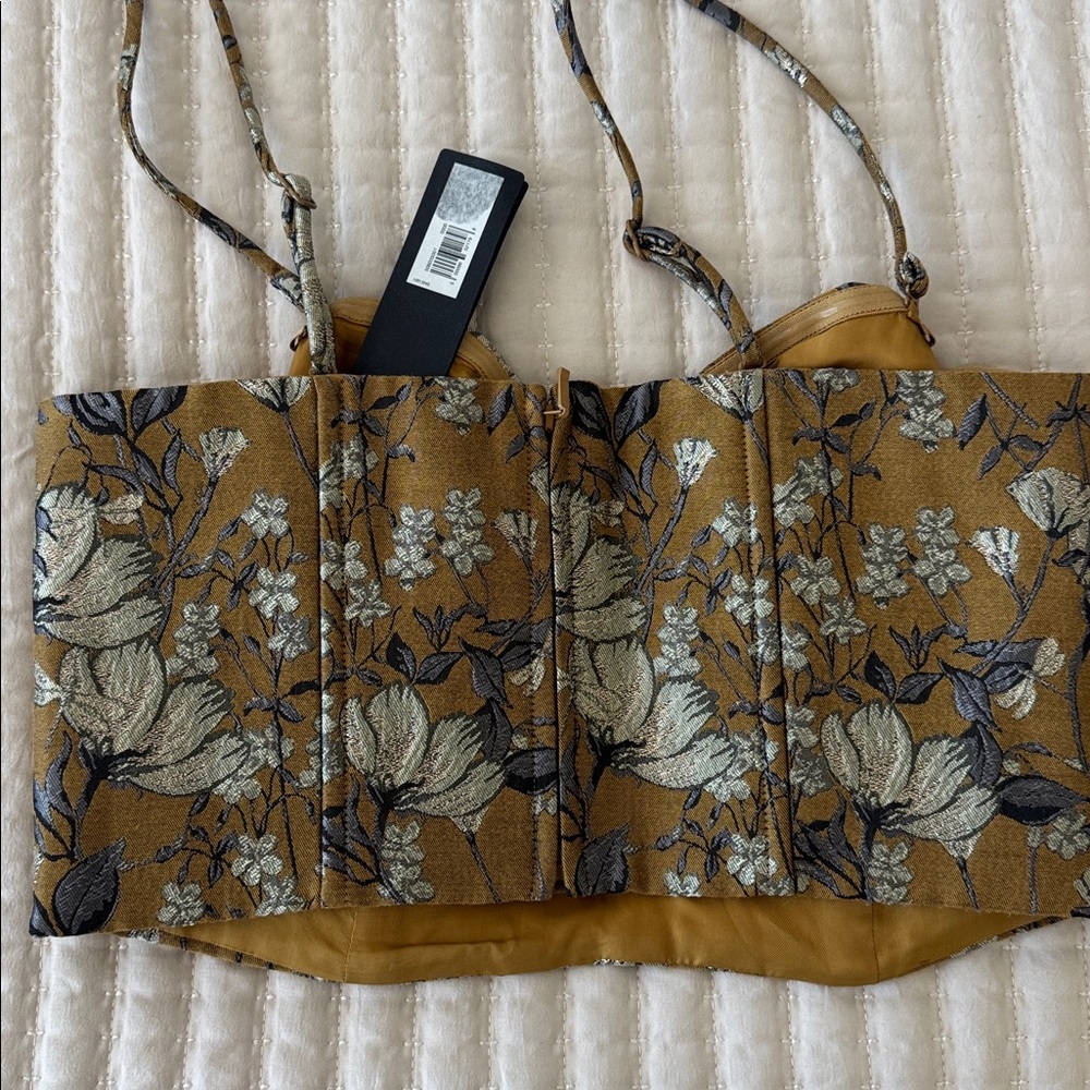 NWT Banana Republic Cora Brocade Bustier Top | size 0 - Picture 5 of 5
